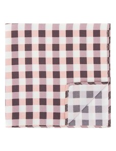 Selyemzsebkendő négyzet Wittchen, white-pink, selyem
