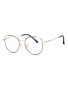 VeyRey szemüveg kékfény ellen Ovális Petronell fekete és arany
