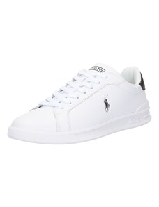 Polo Ralph Lauren Rövid szárú sportcipők fekete / fehér