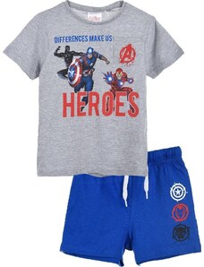 Szürke-kék fiús szett - The Avengers HEROES