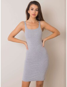 BASIC Szürke női ruha RV-SK-5946.37P-grey
