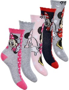 DISNEY Színes lány zokni (5 pár) - Minnie Mouse