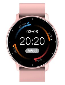 Smart Watch ZL02 pulzus és véroxigénszint mérős okosóra - rózsaszín