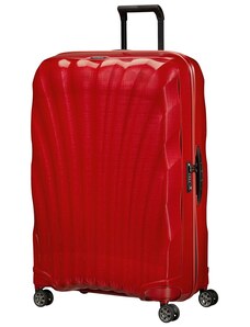 Samsonite C-LITE négykerekű nagy bőrönd 81cm-piros 122862-1198