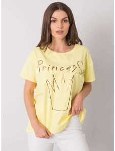 FANCY Sárga póló Princess mintával -FA-TS-7121.88P-yellow