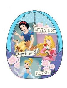Disney Princess, Hercegnők gyerek baseball sapka, 54 cm, világoskék, Kaland és barátság