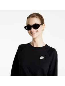Női pulcsi Nike Sportswear Essential Women's Fleece Crew Black/ White