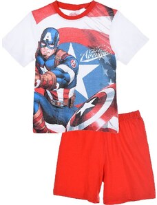 Piros fiú pizsama - Avengers Marvel Captain America