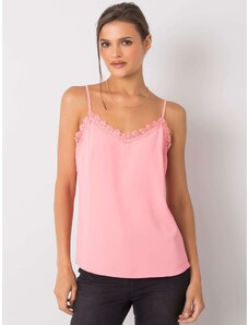 Modalinda Fashion Női rózsaszín könnyű felső AI-TP-6012.14P-pink