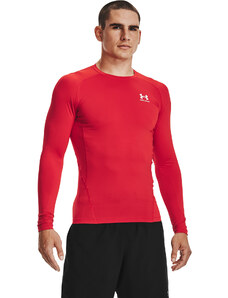 Póló Under Armour Hg Armour Comp Ls Red XXL