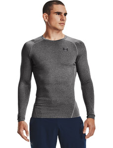Póló Under Armour Hg Armour Comp LS Carbon Heather/ Black M