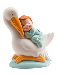 Dekora Figura tortára - Alvó kisfiú és gólya