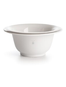 Mühle Shaving bowl from MÜHLE, porcelain white, with platinum rim