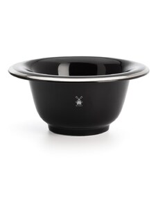 Mühle Shaving bowl from MÜHLE, porcelain black, with platinum rim