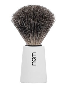 Mühle CARL shaving brush, pure badger, handle material plastic White
