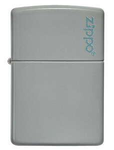 Zippo Classic Flat Grey Logo öngyújtó | Z49452ZL