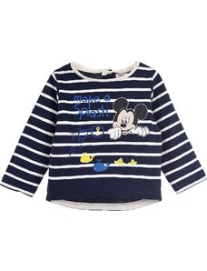Sötétkék csíkos póló - Mickey Disney Baby