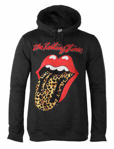 Kapucnis pulóver férfi Rolling Stones - LEOPARD TONGUE - AMPLIFIED - ZAV390D55