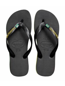 Havaianas Brasil Layers flip-flop papucs, fekete