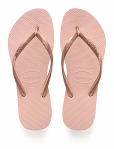 Havaianas Slim flip-flop papucs, pasztell rózsaszín