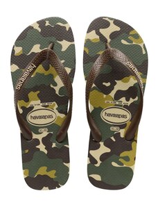 Havaianas Top Camu flip-flop papucs, zöld/barna