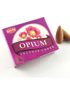 JAMMStore HEM Opium (Ópium) Indiai Kúpfüstölő (10db)