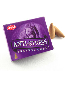 JAMMStore HEM Anti-Stress (Stresszoldó) Indiai Kúpfüstölő (10db)