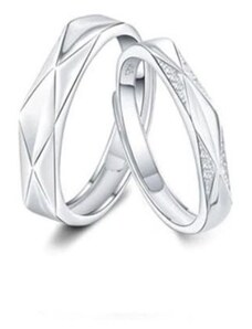 Ékszerkirály Női karikagyűrű, ezüst, állítható