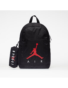 Hátizsák Jordan Air School Backpack With Pencil Case Black, L