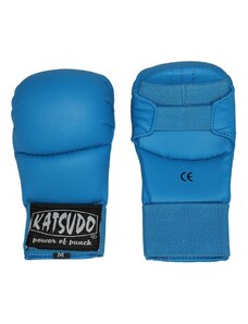 Katsudo Classic karate kesztyű hüvelykujj nélkül, kék