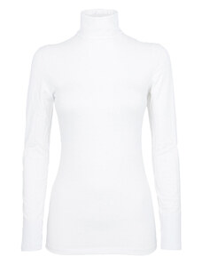 Glara Women's cotton turtleneck with long sleeves