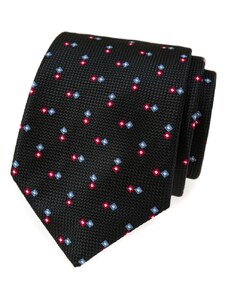 Avantgard Fekete textúrájú nyakkendő mintával