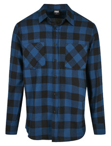 UC Men Plaid Flannel Shirt Blue/Black