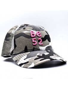 Sapka BE52 Camo Black/Pink