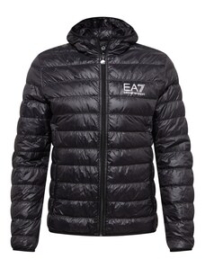 EA7 Emporio Armani Téli dzseki fekete / fehér