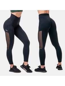 NEBBIA - High waist MESH leggings 573 (black)