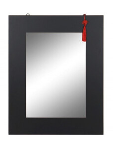 Falitükör DKD Home Decor Kék Piros Fenyő Fa MDF (70 x 2 x 90 cm)