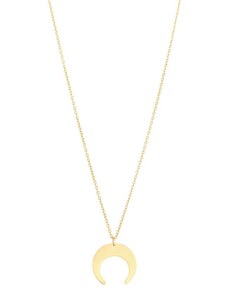 Crescent necklace - gold Trimakasi
