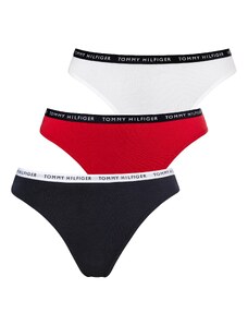 Tommy Hilfiger Underwear String bugyik tengerészkék / rubinvörös / fekete / fehér