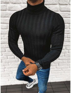 Férfi pulóver Fekete OZONEE L/2300