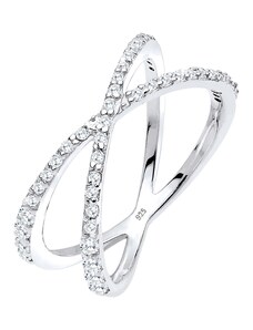 ELLI Gyűrűk ezüst / átlátszó