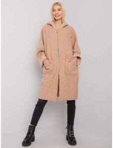 BASIC Bézs női teddy kabát TW-PL-BI-21715.63P-beige