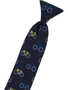Avantgard Kék gyerek nyakkendő 31 cm, színes kerékpár