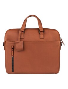 Férfi bőr laptop táska Burkely Matis - konyak színű
