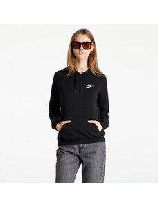 Női kapucnis pulóver Nike Sportswear Essential Hoodie Black/ White