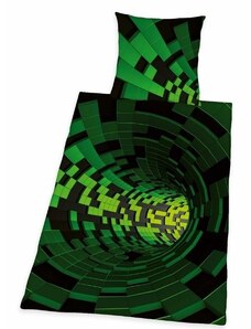 Zöld alagút 3D hatású ágynemű
