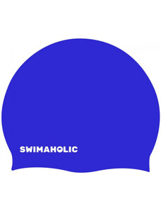 úszósapka swimaholic seamless cap kék