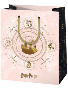 CARDEX Harry Potter ajándéktáska 23x18x10cm, közepes, rózsaszín