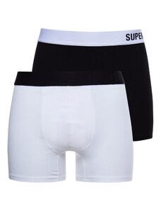 Superdry Boxeralsók fekete / fehér
