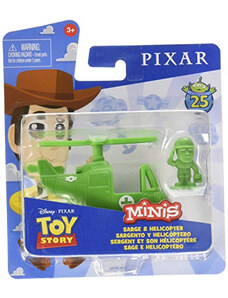 Mattel Toy Story Minis Őrmester figura helikopterrel – 14x15 cm